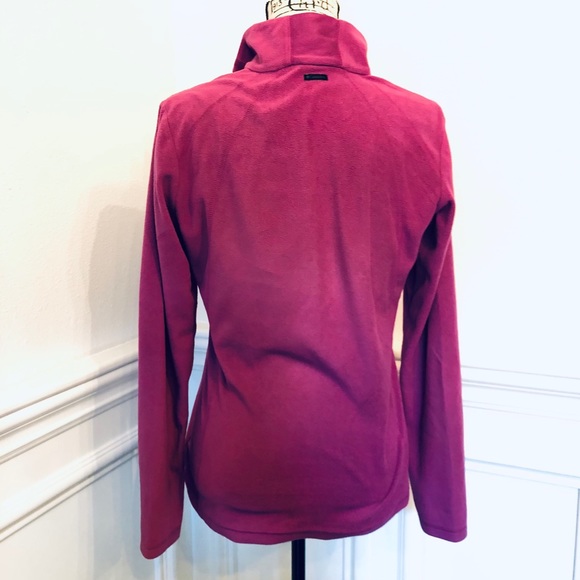 Columbia half zip purple sweater medium - Picture 2 of 9